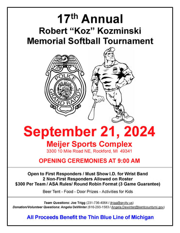 17th Annual Robert Kozminski Memorial Softball Tournament