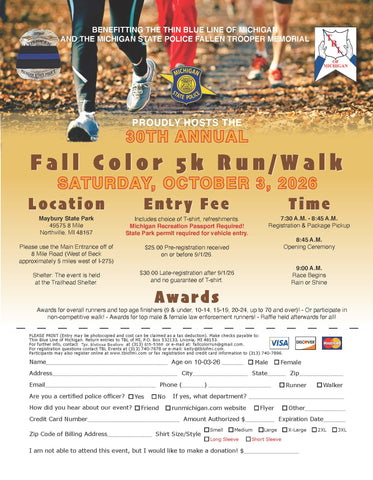 Fall Color Run/Walk 2026