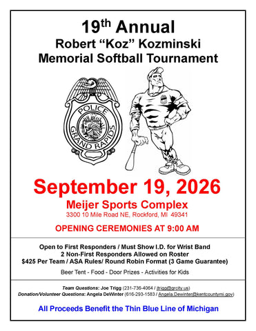 19th Annual Robert Kozminski Memorial Softball Tournament